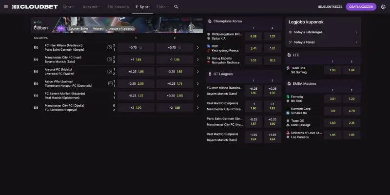 cloudbet-e-sport